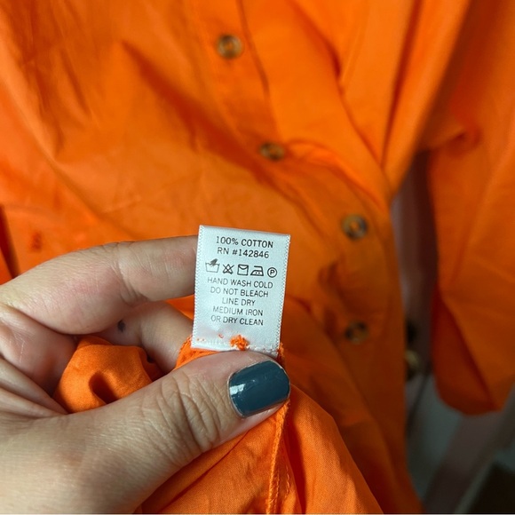 NWT Rhode Orange Emma Dress Size Medium - Picture 8 of 12